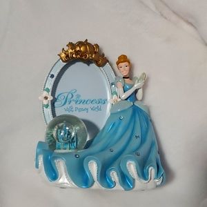 Disney Princess Cinderella frame and snow globe castle